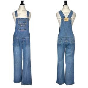 O’neill | Women | Vintage Distressed Medium Wash Classic Denim Overalls | Size 9